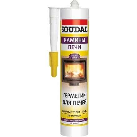 Герметик для печей SOUDAL Calofer черный 280 мл жаростойкий в Молодечно