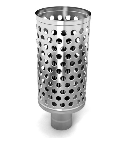 Каменка натрубная ДИЗЕЛЬ, ф115, 1/0,5мм, нерж/нерж в Молодечно