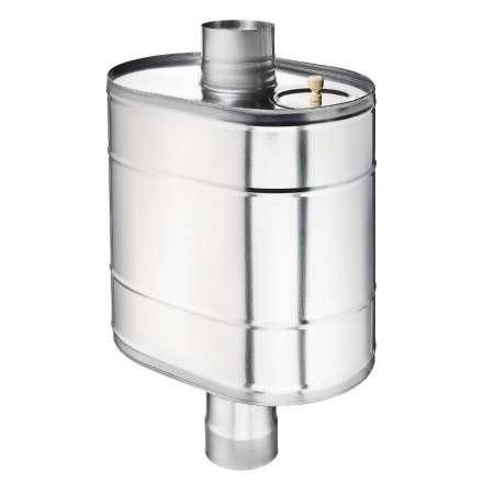 Бак на трубе для печи GS AISI 439-0,8 мм 60 л (штуцер 3/4