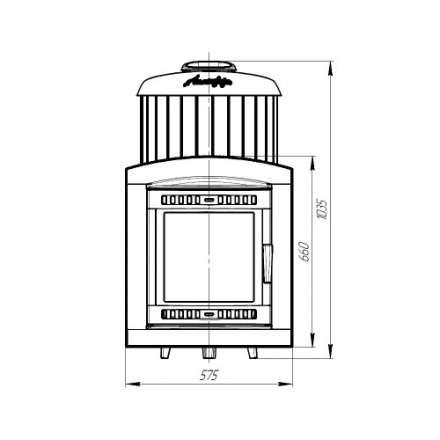 Печь банная ProMetall Атмосфера XL в ламелях Жадеит в Молодечно