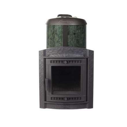 Печь банная ProMetall Атмосфера L+ в ламелях Верде Гватемала наборный рисунок в Молодечно