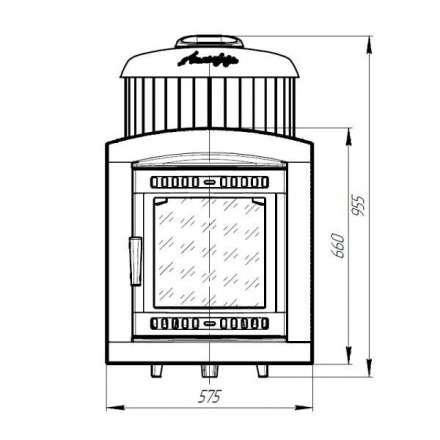 Печь банная ProMetall Атмосфера L+ в ламелях Жадеит наборный рисунок в Молодечно