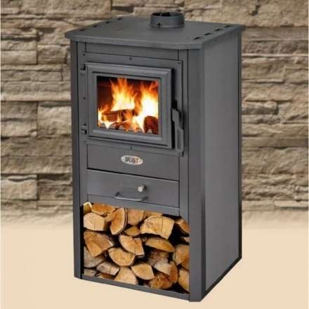 Печь-камин Blist Oganj N чугунная дверца серая фото в Молодечно