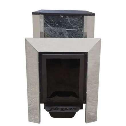 Печь банная Пегас 16 со стеклом в камне змеевик в Молодечно