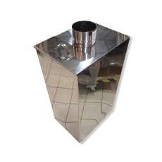 Бак самоварный Прямоугольный d115 мм, 80л; AISI430- 1,0мм в Молодечно