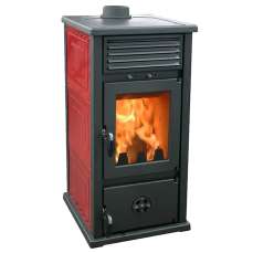 Купить Печь THERMO VESTA PLUS красная (с теплообменником) в Молодечно в Молодечно