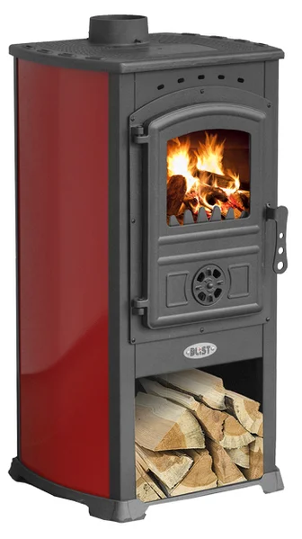Печь-камин Blist Zar красная в Молодечно