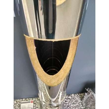 Сэндвич-труба 1 м Везувий 0,5 мм в Молодечно