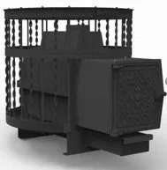 Чугунная банная печь Kennet Бастион 22 сетка витая в Молодечно