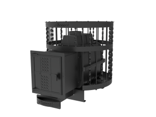 Чугунная банная печь Kennet Бастион 22 сетка витая в Молодечно