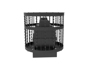 Чугунная банная печь Kennet Бастион 22 сетка витая в Молодечно