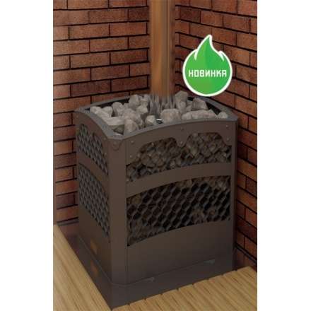 Печь для бани Теплодар БЫЛИНА-СЕТКА-12Ч Панорама (1.2) (без двери БЫЛИНА 16 обрамления) в Молодечно