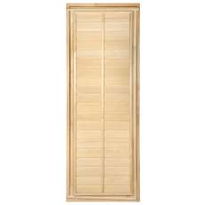 Дверь глухая с фольгой 1,9х0,7 м., липа Класс Б, коробка из липы Амазонка бай фото в Молодечно