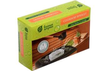 Соляной брикет 15*10*5 см, 1300 г для бани и сауны купить в Молодечно