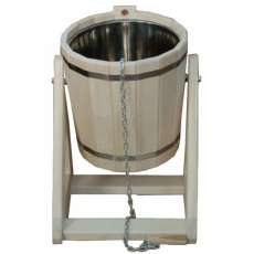 Обливное ведро  15 л с перел.устр нерж.вст ЛИПА ТЕРМО купить в Молодечно