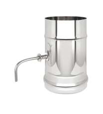 Шибер нерж. поворотный (AISI 430/0,5мм) купить в Молодечно