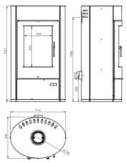 Купить печь-камин Дунай АОТВ -9.03 в Молодечно в Молодечно