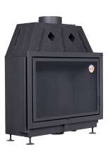 Каминная топка Экокамин Альфа 1000 B подовая черный шамот в Молодечно
