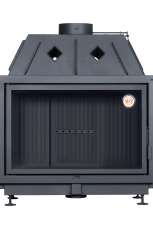 Каминная топка Экокамин Альфа 1000 B подовая черный шамот в Молодечно