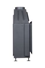 Каминная топка Экокамин Альфа 1000 B подовая черный шамот в Молодечно