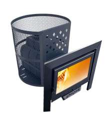 Печь Пегас Легион 22 чугун панорамная дверь Амазонка бай фото в Молодечно