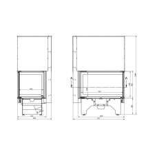 Каминная топка KFD ECO iLUX 90 LH/RH в Молодечно