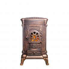 Чугунная ПЕЧЬ-КАМИН Везувий А-07 Медь в Молодечно