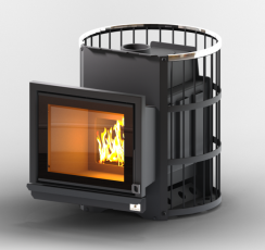 Печь для бани KRONOS КОЛИЗЕЙ 16 ВCЧ Панорама в Молодечно