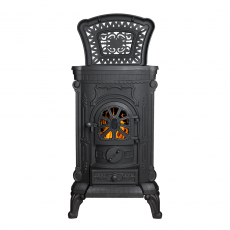 Чугунная ПЕЧЬ-КАМИН Везувий А-07 Антрацит в Молодечно