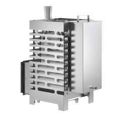 Печь для бани Везувий ASTON 16 INOX стекло АКВА в Молодечно