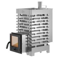 Печь для бани Везувий ASTON 16 INOX стекло АКВА в Молодечно