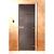 Дверь для сауны Doorwood Сумерки Графит прозрачный 1800x700 (стекло 8 мм, 3 петли) купить в Молодечно