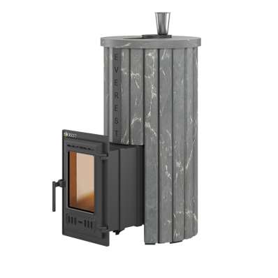 Печь для бани Эверест Steam Master 24 ЧУГУН Ламель Талькохлорит в Молодечно