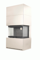 Камин Родос 800 СЛОНОВАЯ КОСТЬ шамот черный в Молодечно