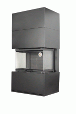 Камин Родос 800 ЧЕРНЫЙ шамот черный в Молодечно