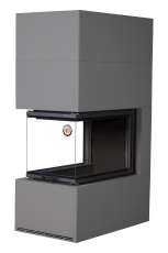 Камин Родос 900 ГРАФИТ, шамот черный в Молодечно