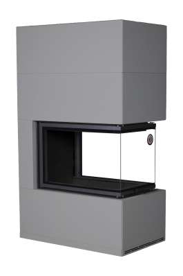 Камин Родос 900 ГРАФИТ, шамот черный в Молодечно