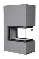 Камин Родос 900 ГРАФИТ, шамот белый в Молодечно