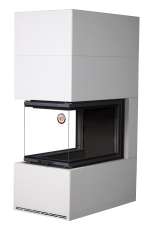 Камин Родос 900 СЛОНОВАЯ КОСТЬ, шамот черный в Молодечно