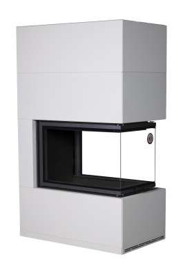 Камин Родос 900 СЛОНОВАЯ КОСТЬ, шамот черный в Молодечно