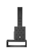 Камин МАДРИД на дровнике Гигант слева черный\белый шамот в Молодечно