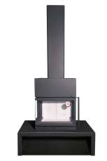 Камин МАДРИД на дровнике Гигант центральный черный\белый шамот в Молодечно