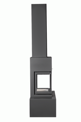 Камин МАДРИД на дровнике Гигант центральный черный\белый шамот в Молодечно