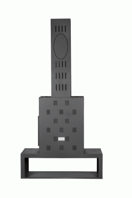 Камин МАДРИД на дровнике Гигант центральный черный\белый шамот в Молодечно