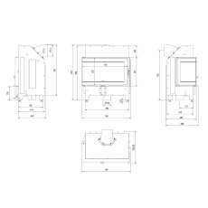 Каминная топка ILDNORD MALMO в Молодечно