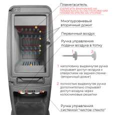 Печь-камин EVEREST S12M в Молодечно