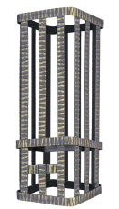 Сетка на трубу для Ураган 250х250х750 Гефест ЗК 18/25/30 под шибер купить в Молодечно