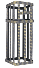 Сетка на трубу (300х300х500) Гром 50 под шибер купить в Молодечно