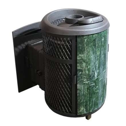 Банная печь ProMetall Атмосфера комбинированная сетка-ламель «Змеевик» Амазонка бай фото в Молодечно