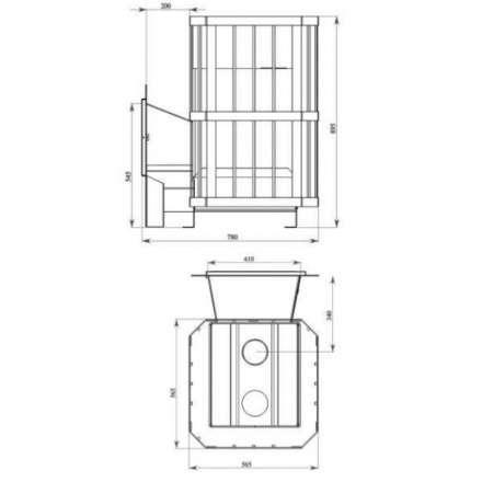 Печь банная Катунь со стеклом в Молодечно